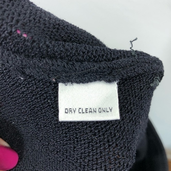 St. John Black Santana Knit Pants 8 - Picture 8 of 8